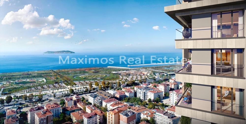 Spacious Coastal City Apartments with Sea Views in Kadikoy – kitchen area (image 3)