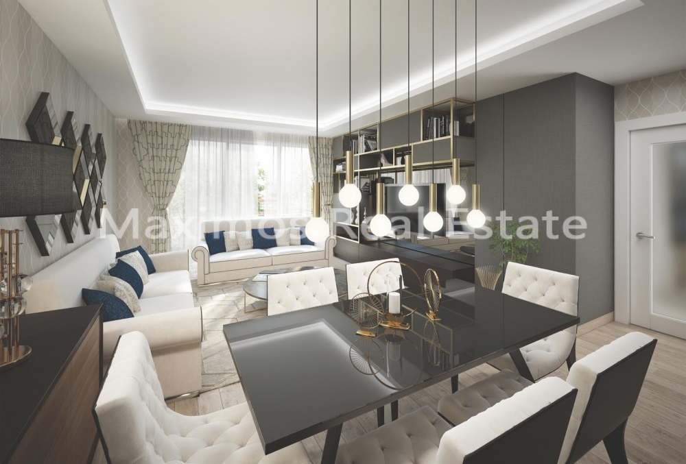 Three Bedroom Residential Apartment Suitable for Long-term Living in Istanbul – garden view (image 8)