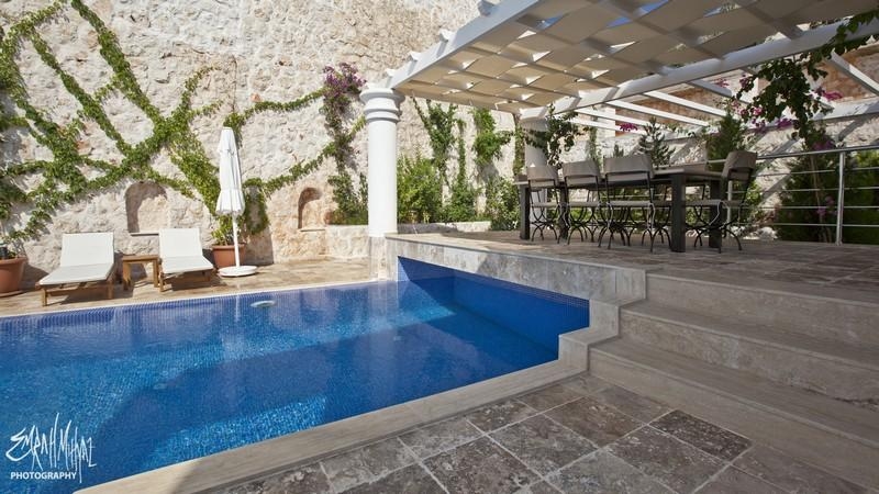 Sea View Luxury Villa for Sale in Kalkan – pool area (image 9)