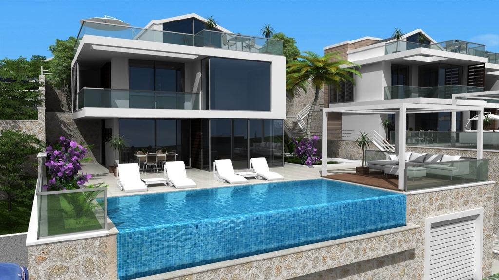 Terrace area supporting privacy boundaries within compound setting