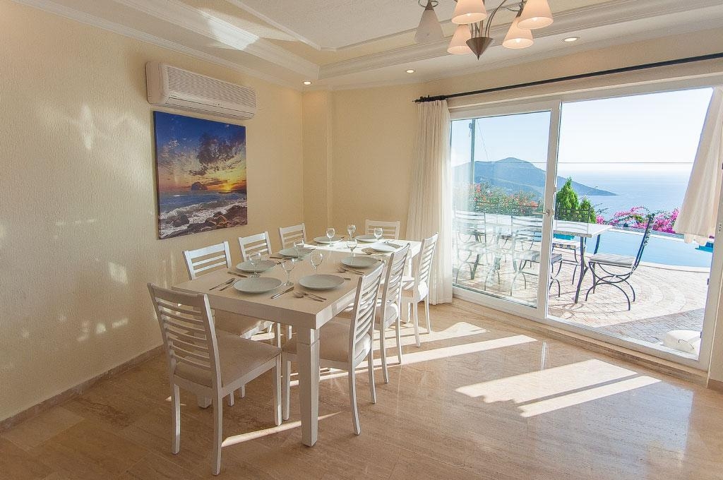 Furnished Sea View Luxury Villa for Sale in Kalkan – entrance (image 15)