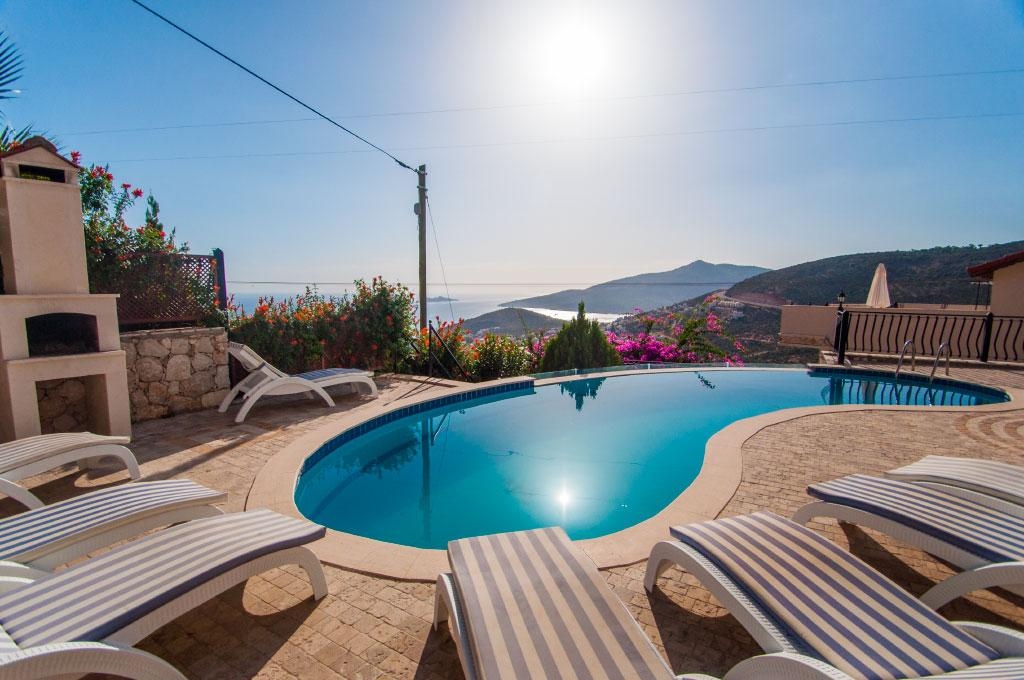 Furnished Sea View Luxury Villa for Sale in Kalkan – bedroom (image 4)