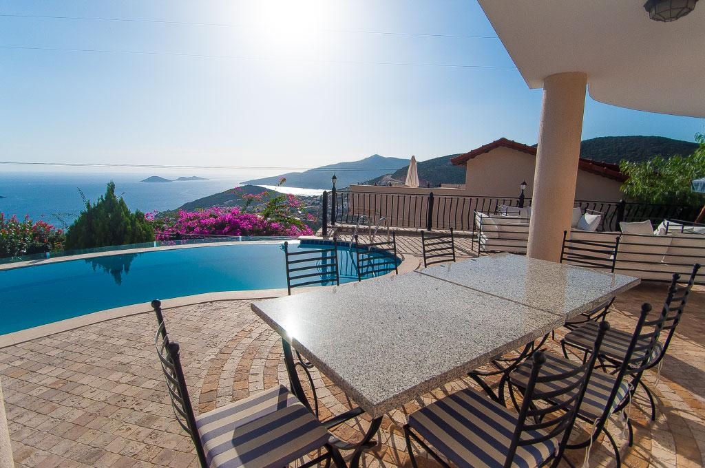 Furnished Sea View Luxury Villa for Sale in Kalkan – sea view (image 12)