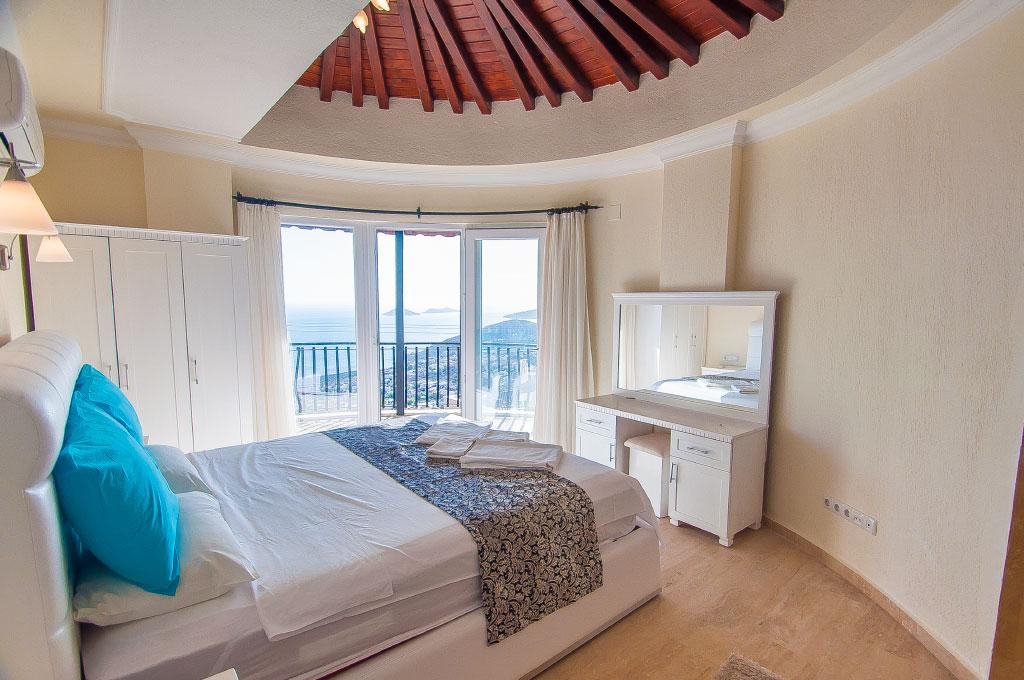 Furnished Sea View Luxury Villa for Sale in Kalkan – pool area (image 9)