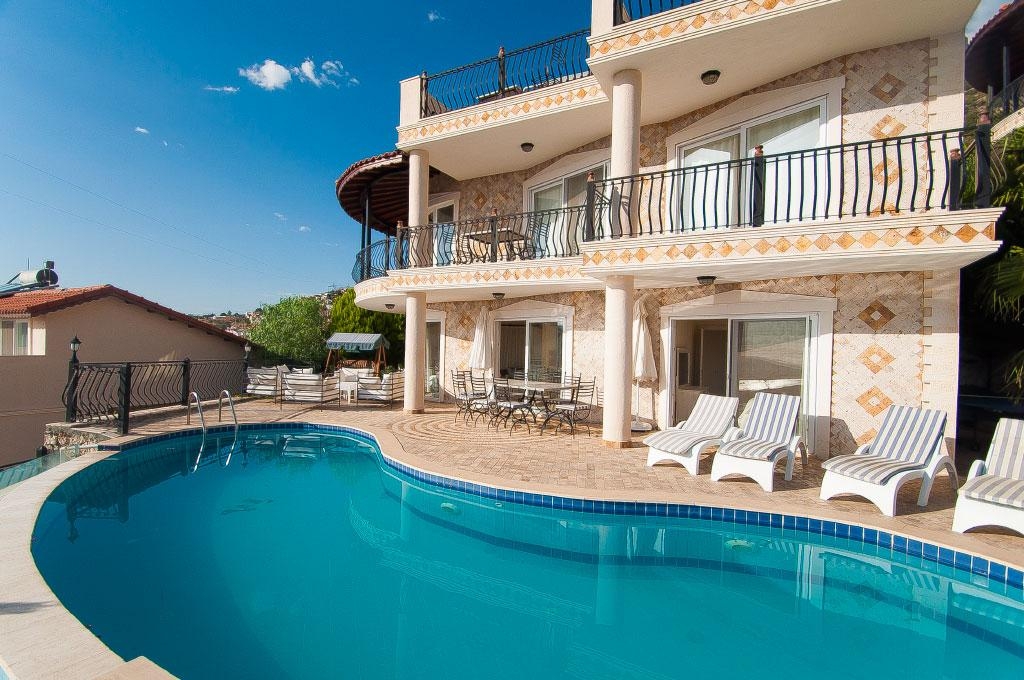 Furnished Sea View Luxury Villa for Sale in Kalkan – living room (image 2)