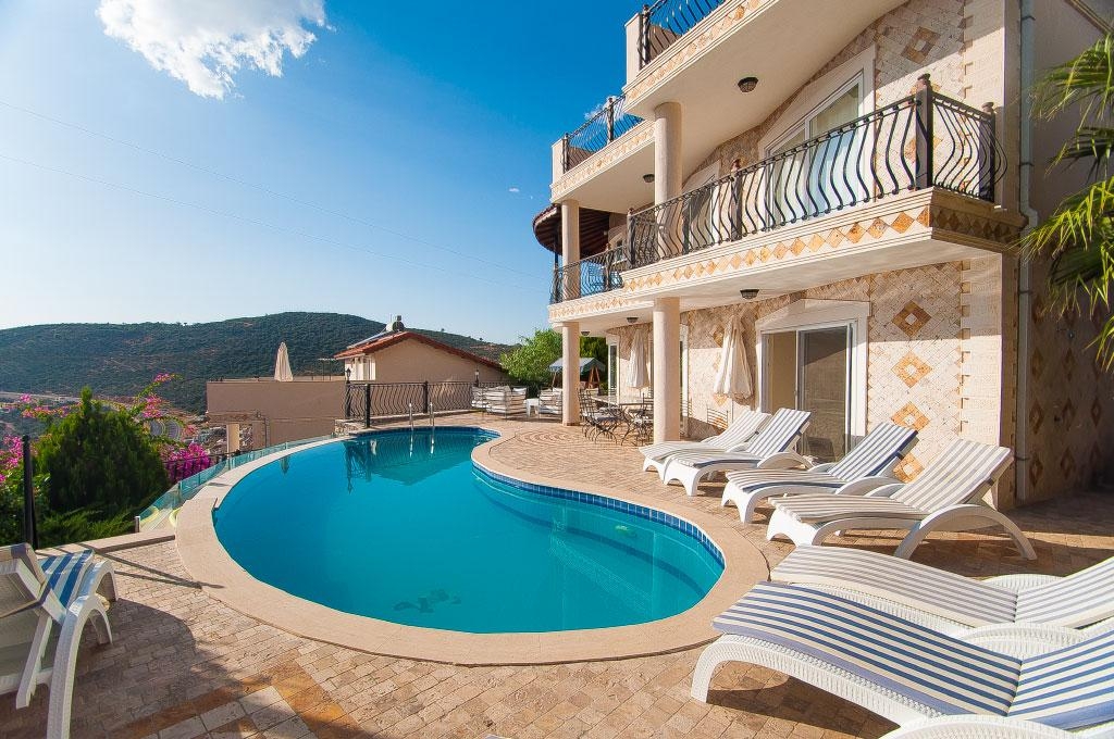 Furnished Sea View Luxury Villa for Sale in Kalkan – kitchen area (image 3)