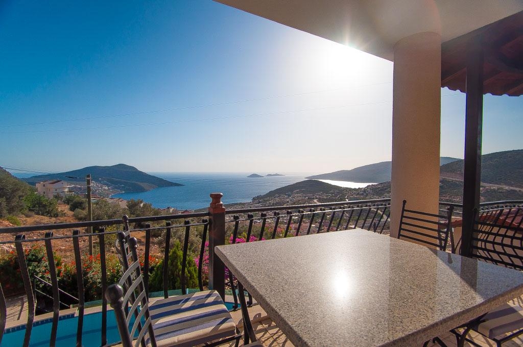 Furnished Sea View Luxury Villa for Sale in Kalkan – dining area (image 6)
