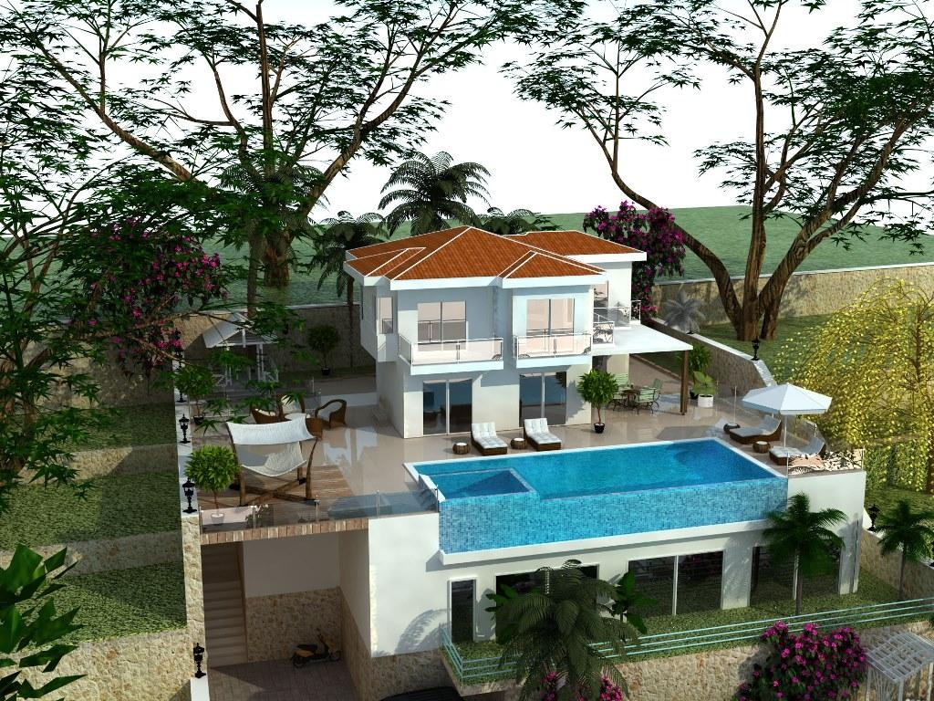 Brand New Furnished Villa for Sale in Kas with Sea View – terrace (image 7)
