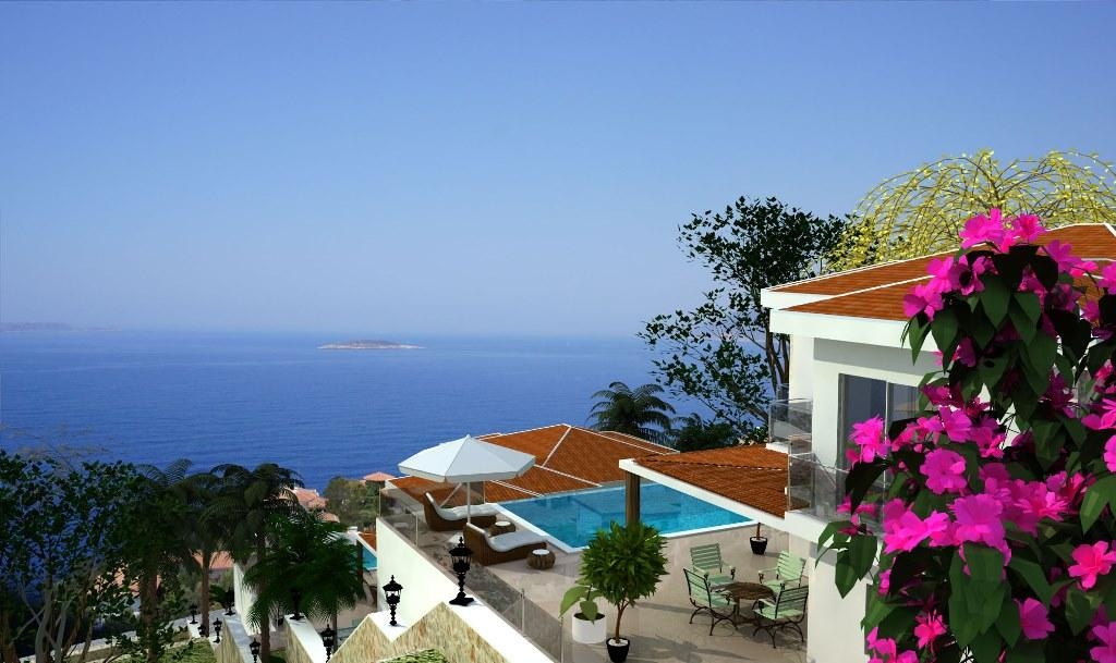 Brand New Furnished Villa for Sale in Kas with Sea View – bedroom (image 4)