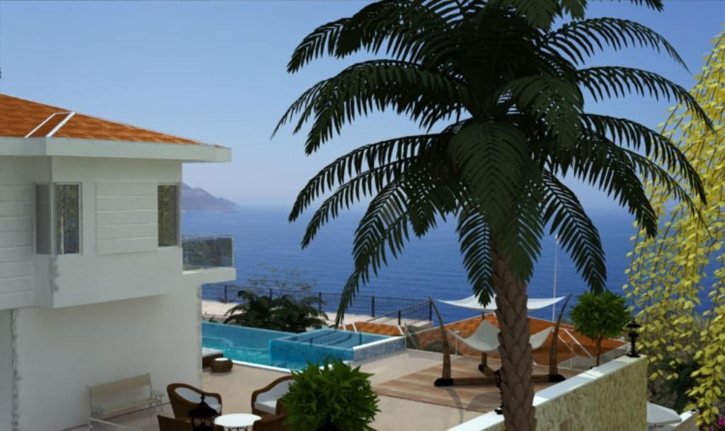 Brand New Furnished Villa for Sale in Kas with Sea View – living room (image 2)