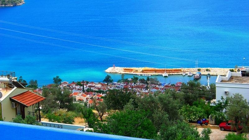 Luxury Sea View House with Private Pool in Kalkan – living room (image 2)