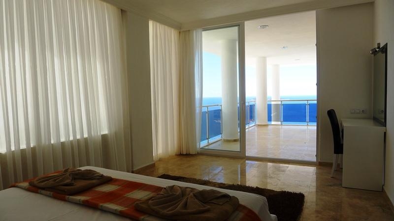 Luxury Sea View House with Private Pool in Kalkan – pool area (image 9)