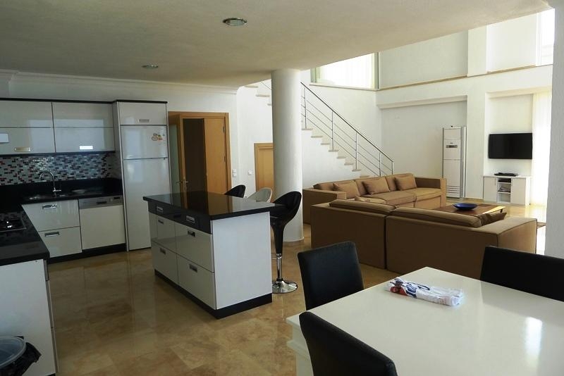 Furnished Luxury Sea View Villa for Sale in Kalkan – dining area (image 24)