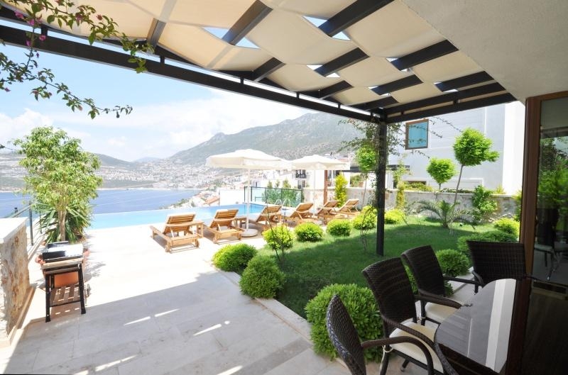 Sea View Villa with Private Pool for Sale in Kalkan – dining area (image 6)