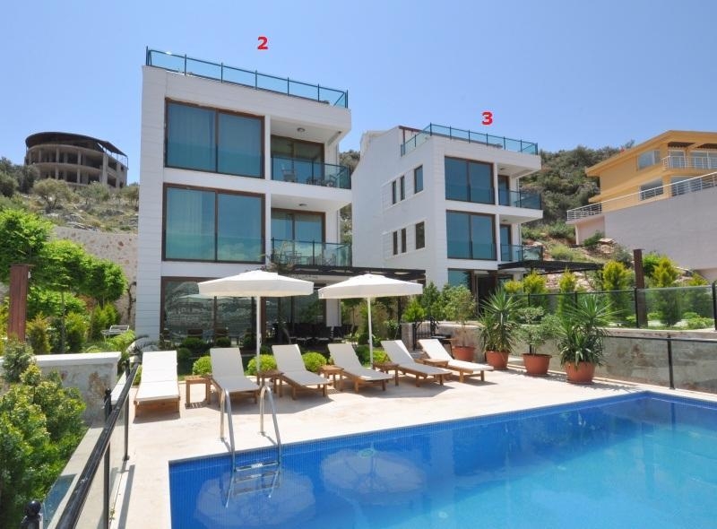 Sea View Villa with Private Pool for Sale in Kalkan – bedroom (image 4)