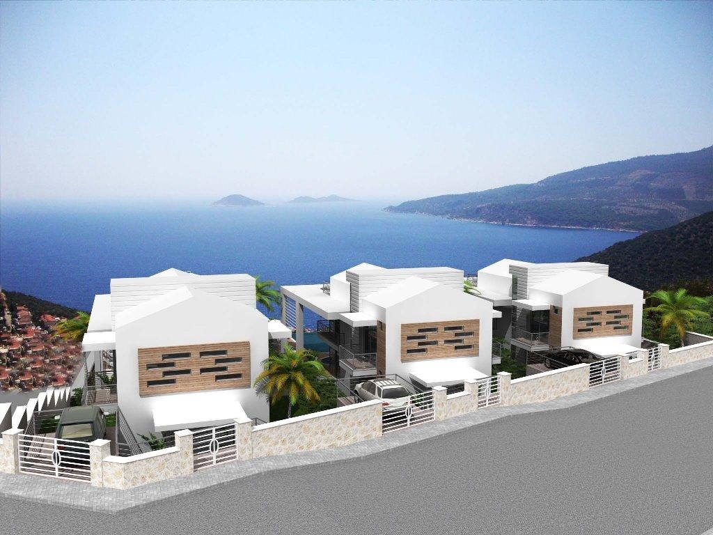 Luxury Sea View House for Sale in Kalkan – garden view (image 8)