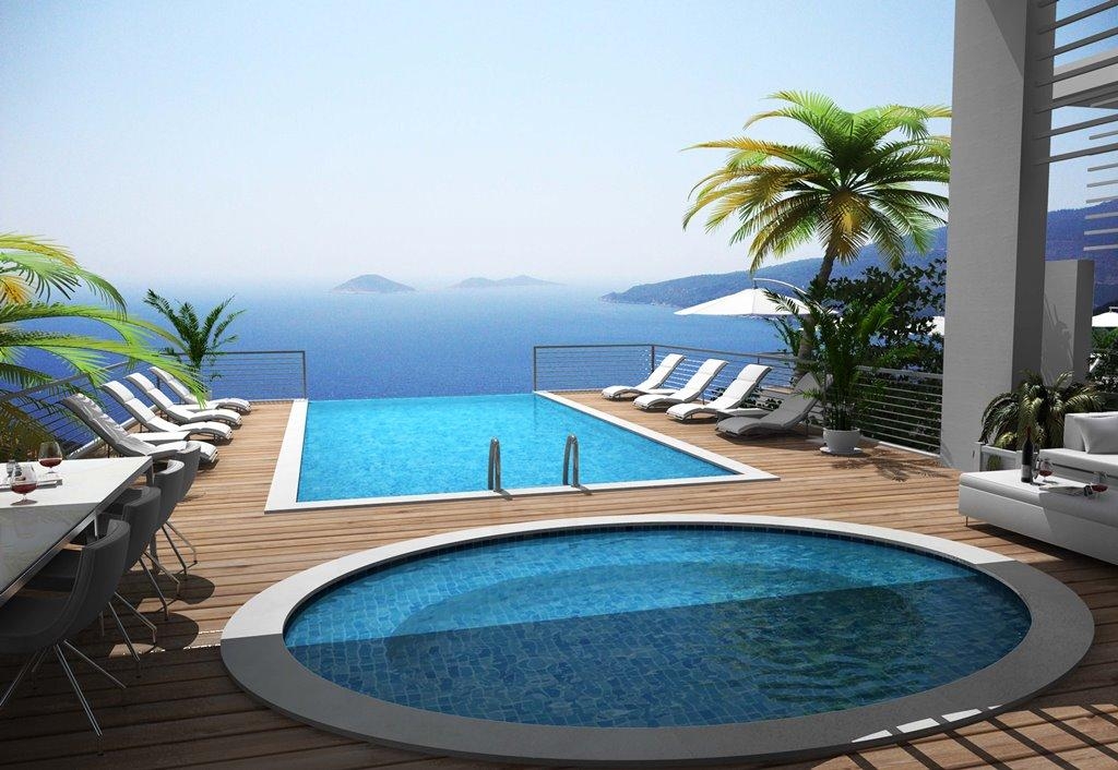 Luxury Sea View House for Sale in Kalkan – bedroom (image 4)