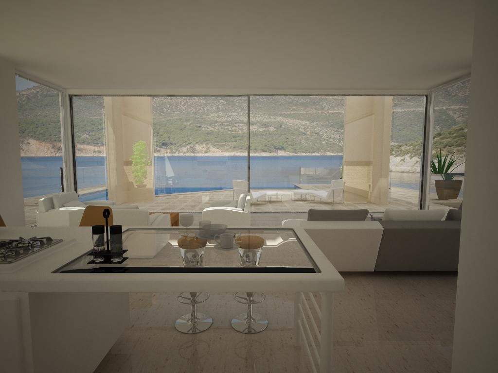 Luxury Sea View Property for Sale in Kalkan – terrace (image 7)