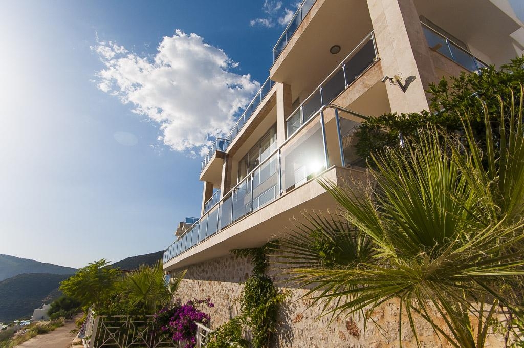 Furnished Luxury Villa for Sale in Kalkan – garden view (image 8)