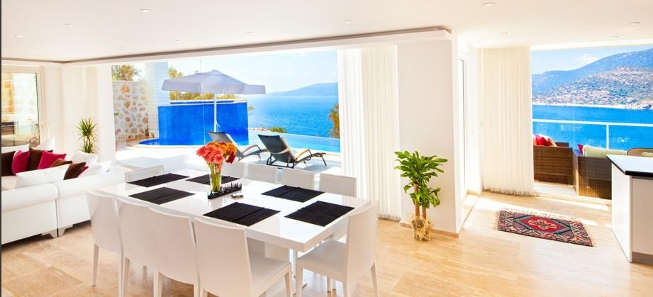 Exclusive Luxury Sea View Property for Sale in Kalkan – master bedroom (image 16)