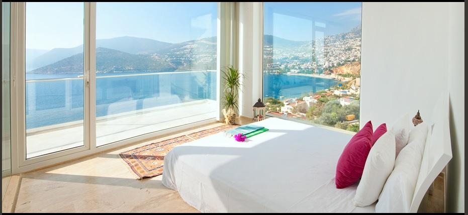 Exclusive Luxury Sea View Property for Sale in Kalkan – pool area (image 9)