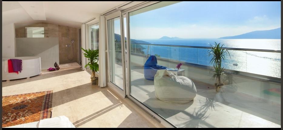 Exclusive Luxury Sea View Property for Sale in Kalkan – balcony (image 10)
