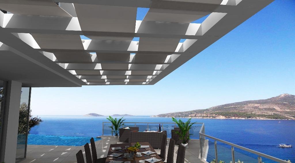 Luxury Sea View House for Sale in Kalkan – living room (image 2)