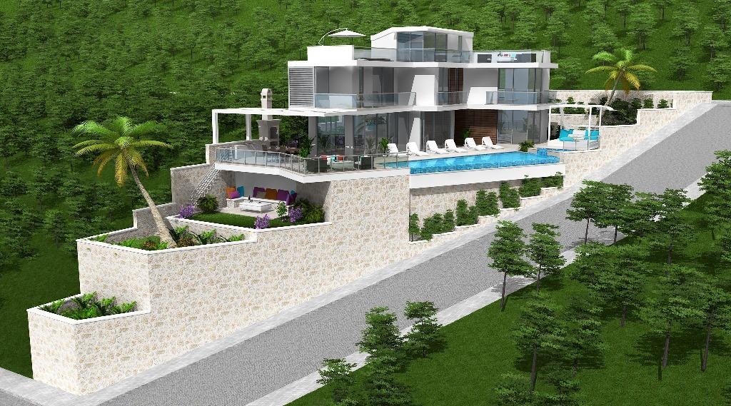 Pool deck with quality construction materials visible