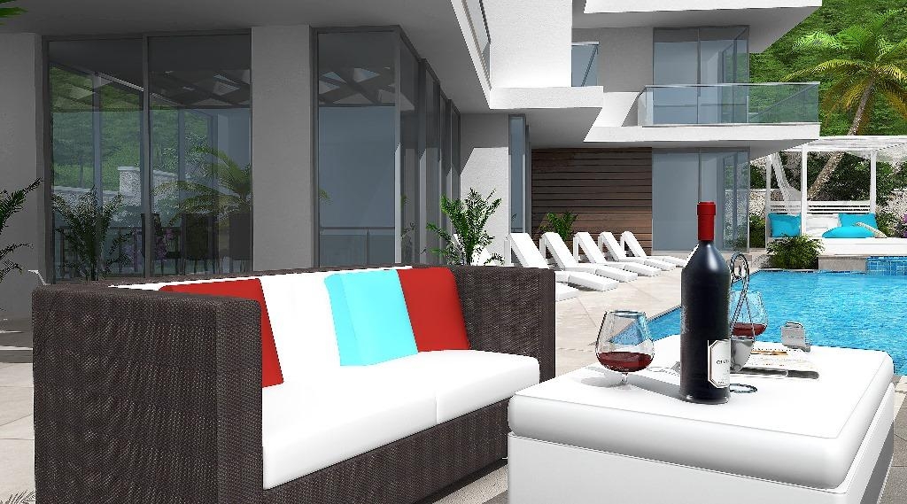 Outdoor terrace demonstrating construction quality through materials