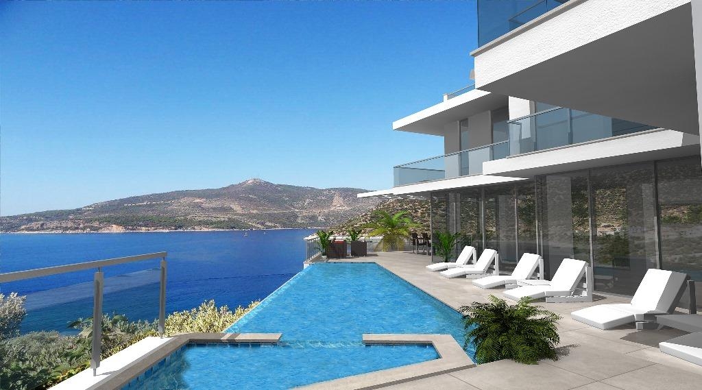 Luxury Sea View House for Sale in Kalkan – bedroom (image 4)