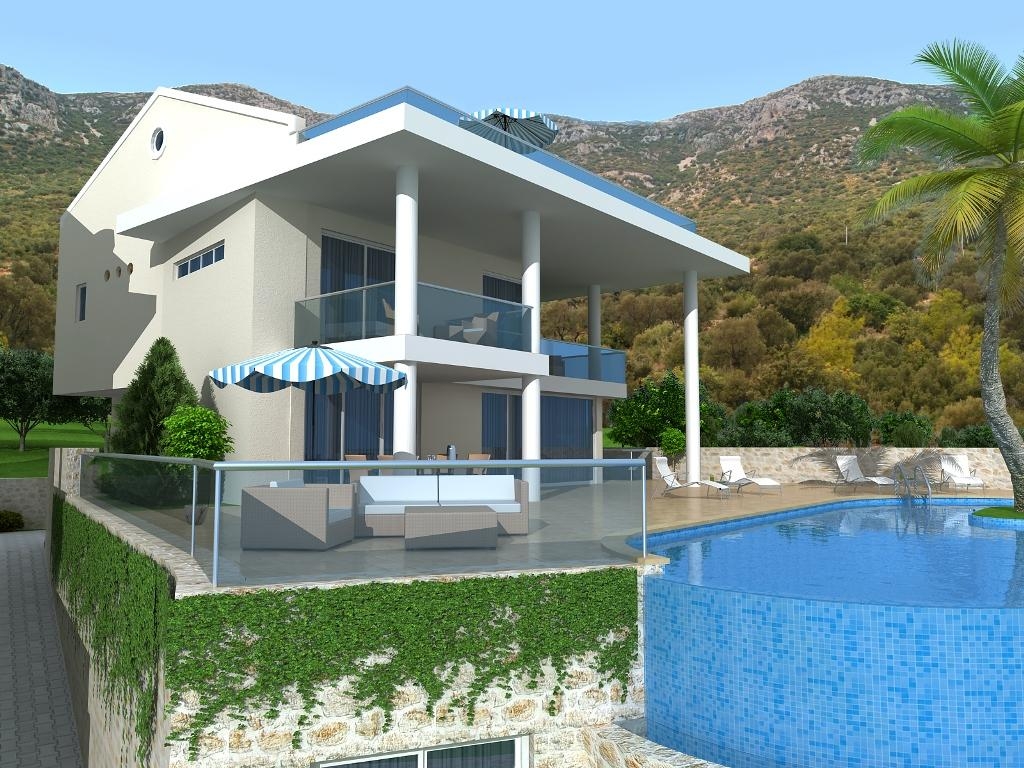 Luxury Sea View Property for Sale in Kalkan – kitchen area (image 3)