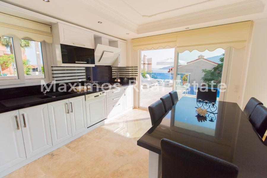 Furnished Luxury Villa for Sale in Kalkan – coastal view (image 13)