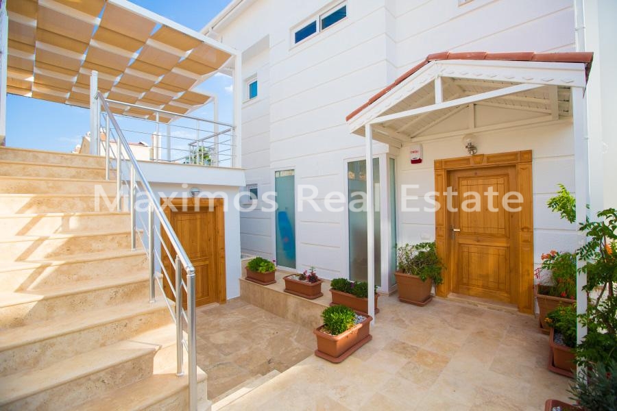 Furnished Luxury Villa for Sale in Kalkan – garden view (image 8)