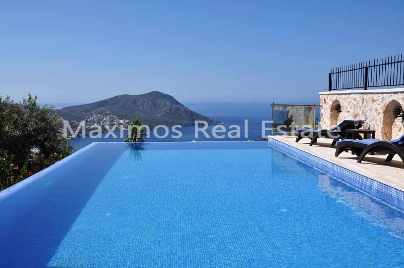 Furnished Sea View House for Sale in Kalkan – bathroom (image 5)