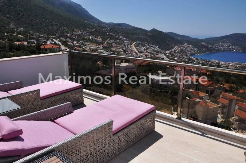 Furnished Sea View House for Sale in Kalkan – entrance (image 15)