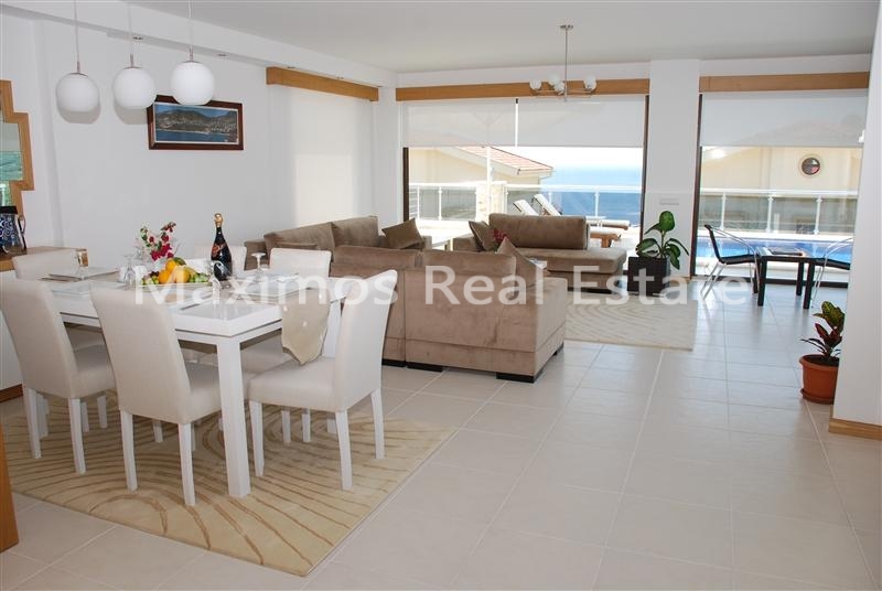 Beautiful Sea View Villa for Sale in Kalkan – master bedroom (image 16)