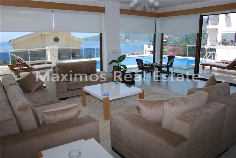 Beautiful Sea View Villa for Sale in Kalkan – guest room (image 17)