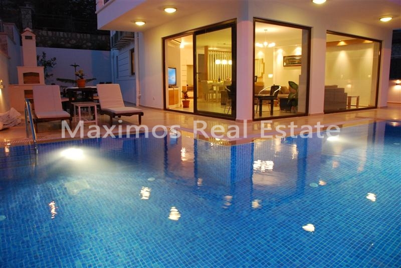 Beautiful Sea View Villa for Sale in Kalkan – bedroom (image 4)