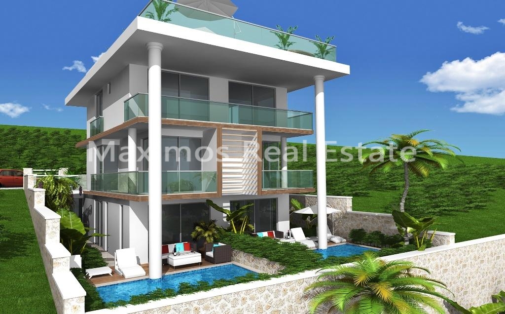 Exclusive Sea View House Near the Coast in Kalkan – living room (image 2)