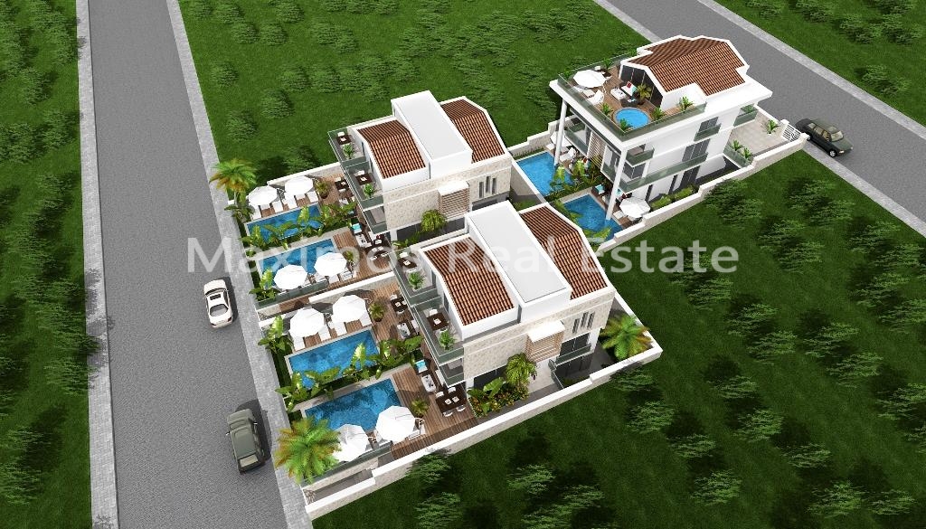 Exclusive Sea View House Near the Coast in Kalkan – pool area (image 9)