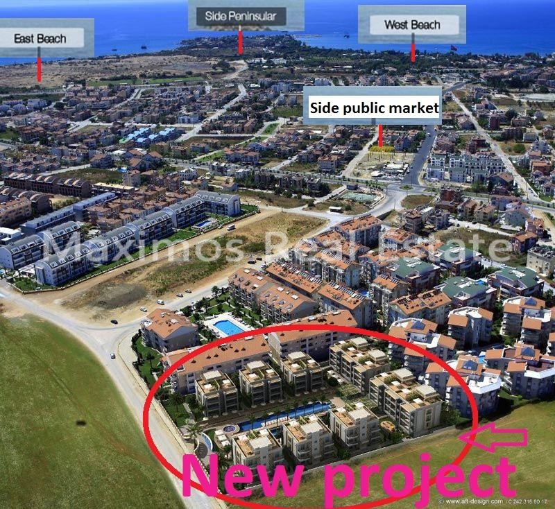 Apartment for Sale in Side Turkey – garden view (image 8)