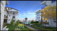 High-quality Luxury Apartments Along Antalya Lara Coast – garden view (image 8)