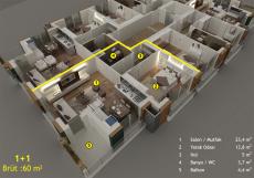 Residential Properties in Antalya Konyaalti Near the Coast – living room (image 20)