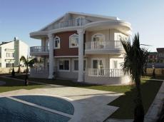 Furnished Semi-detached Villa Ready to Move in Belek – living room (image 2)