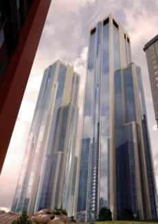 High-rise Tower Apartments in Istanbul – exterior view (image 1)