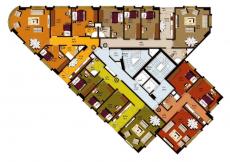 Apartments Located in Central Istanbul Districts – living room (image 20)