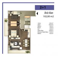 Mixed-use Apartments and Offices in Istanbul – dining area (image 6)