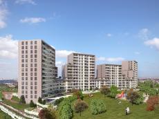 apartment with residential in Istanbul