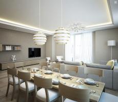 Contemporary Apartments in Beylikduzu Istanbul – dining area (image 6)