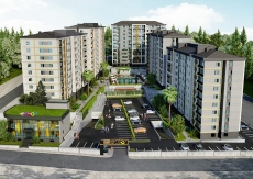 Modern Apartments for Sale in Side – garden view (image 8)